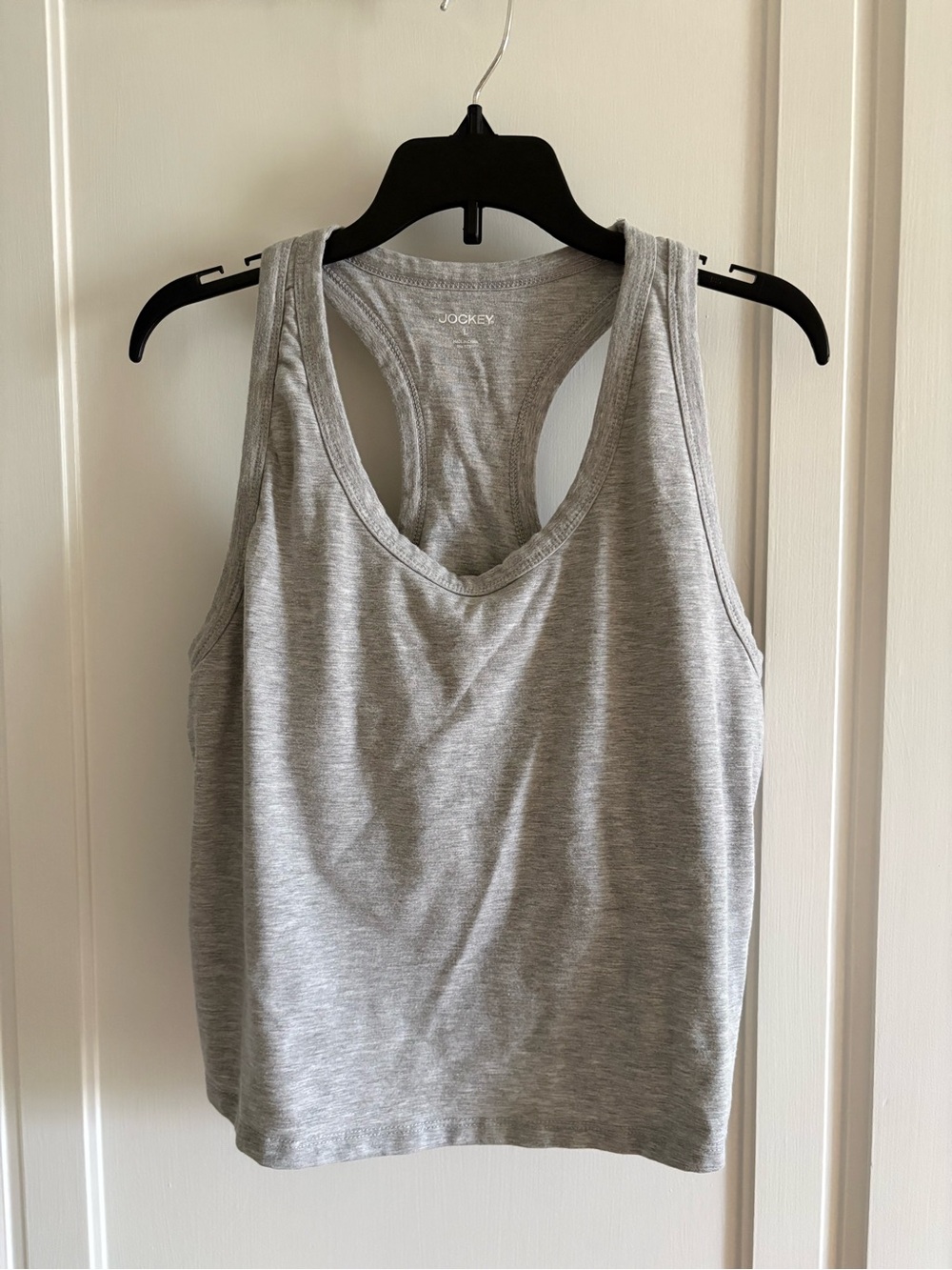 Jockey Light Gray Racerback Tank Top